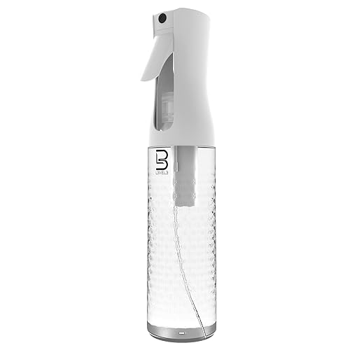 L3 Beveled Spray Bottle - Continuous Fine Mist, 300ml - Ideal for Barbers & Hair Stylists