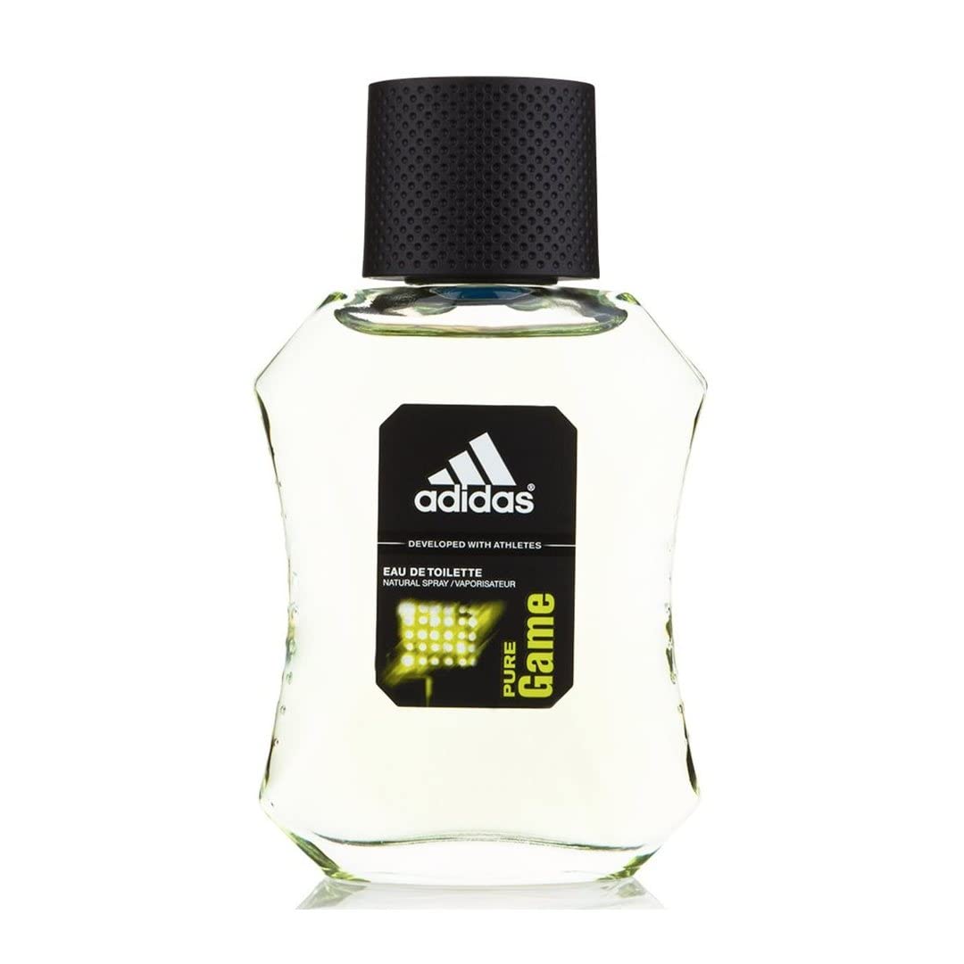 Adidas Pure Game Eau de Toilette Spray for Men, 1.7 Ounce - Fresh & Invigorating Scent, Perfect for Daily Wear