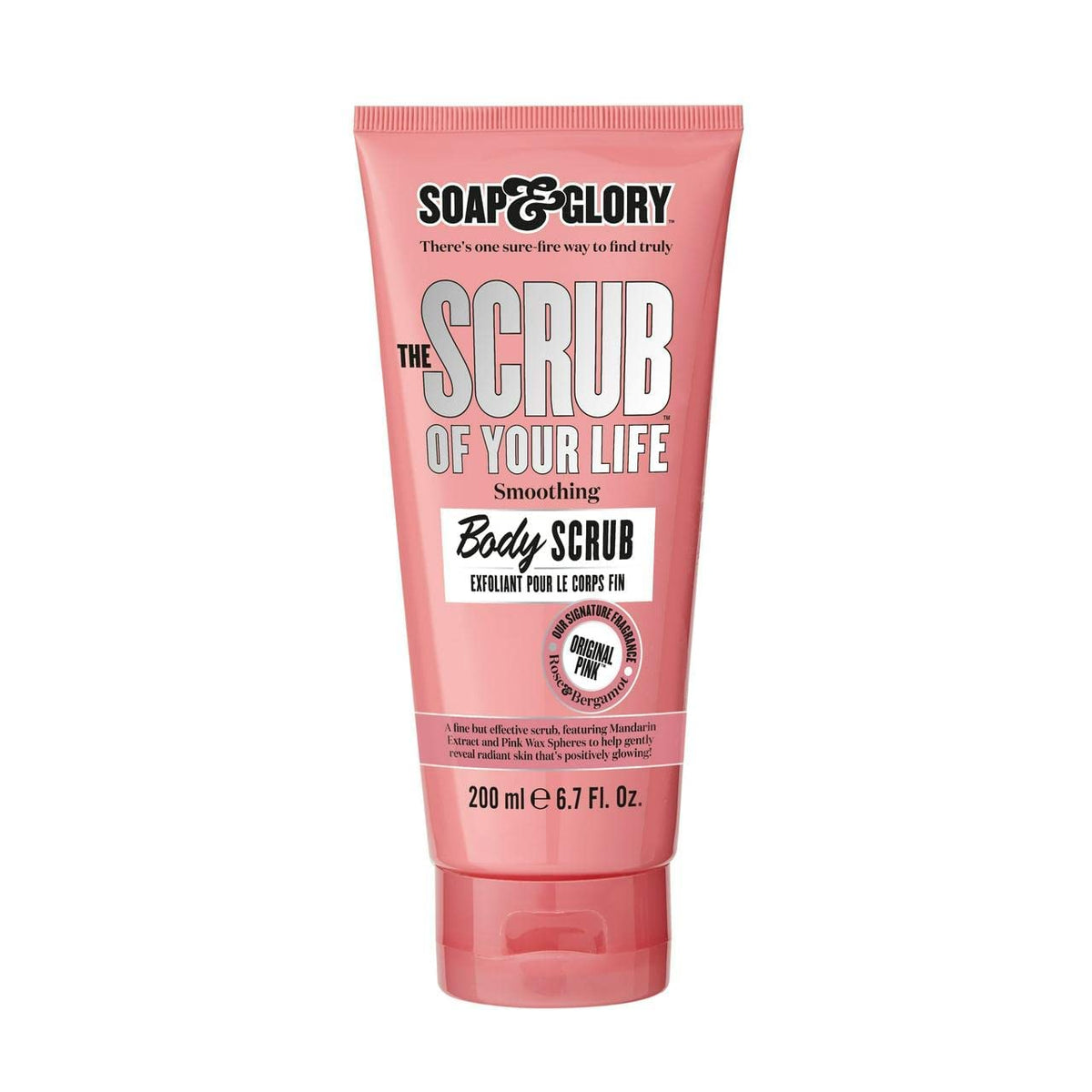 Soap & Glory Original Pink Exfoliating Body Scrub - Shea Butter & Vitamin E, 200Ml