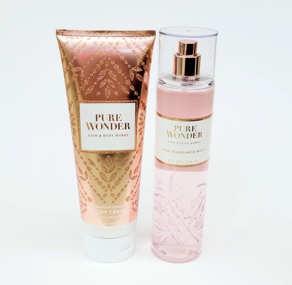 Bath & Body Works Pure Wonder Body Cream & Fragrance Mist Set, 1 Fl Oz