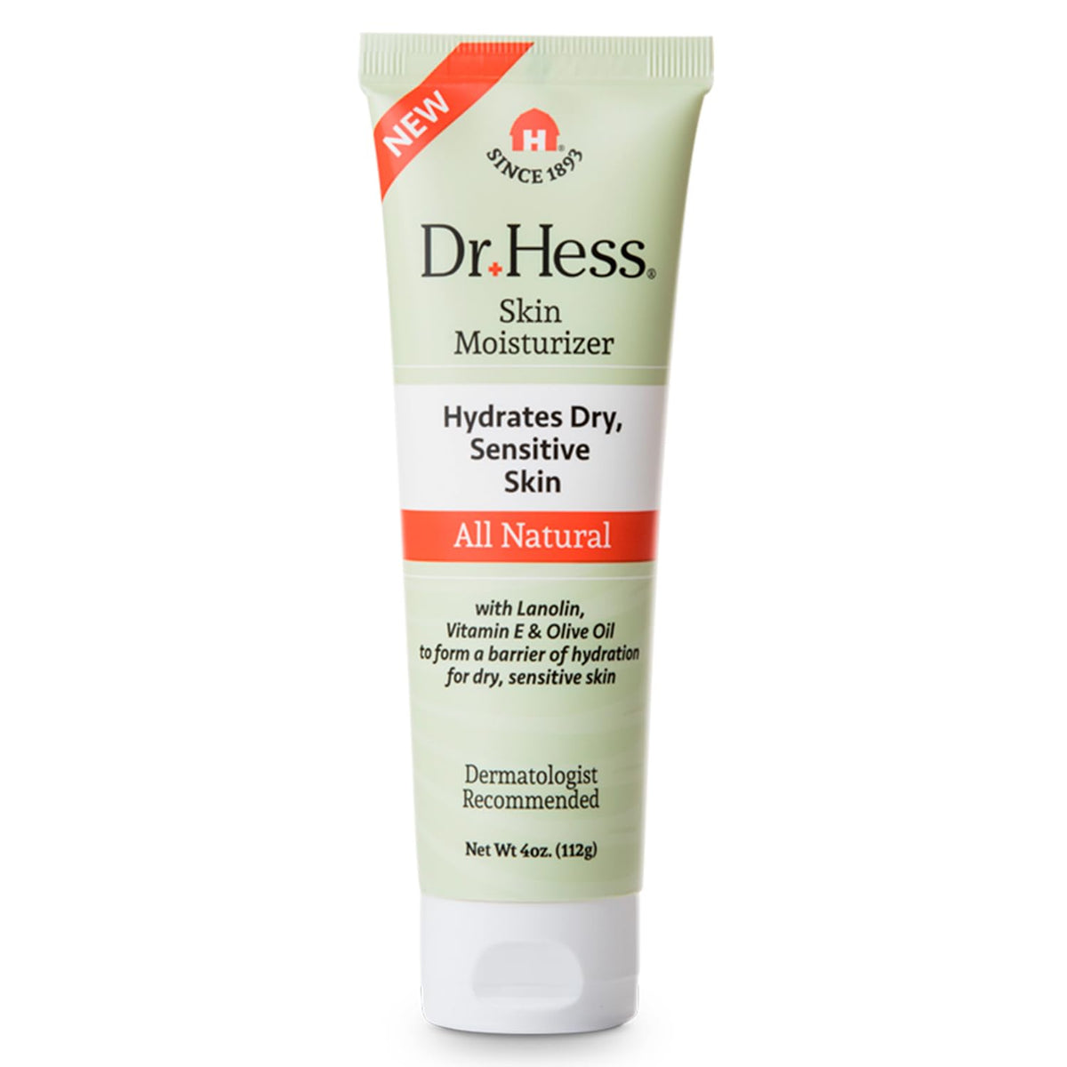 Dr Hess Face Moisturizer for Dry  Sensitive Skin  Nourishing Lanolin  Vitamin E  Olive Oil Formula  Healing Hydrating Facial 