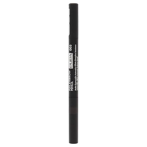 Pupa Milano Full Eyebrow Pencil 003 Dark Brown - 0.01 oz, Perfect for Defined Eyebrows