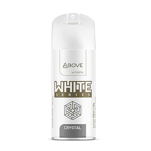 Above White Series Body Spray, 3.4 Fl Oz - Long-Lasting Deodorant, Paraben-Free, Cruel