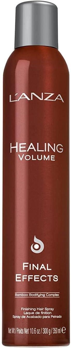 L'Anza Healing Volume Hair Spray - Strong Hold, Shine & Thickness, 10.6 Fl Oz