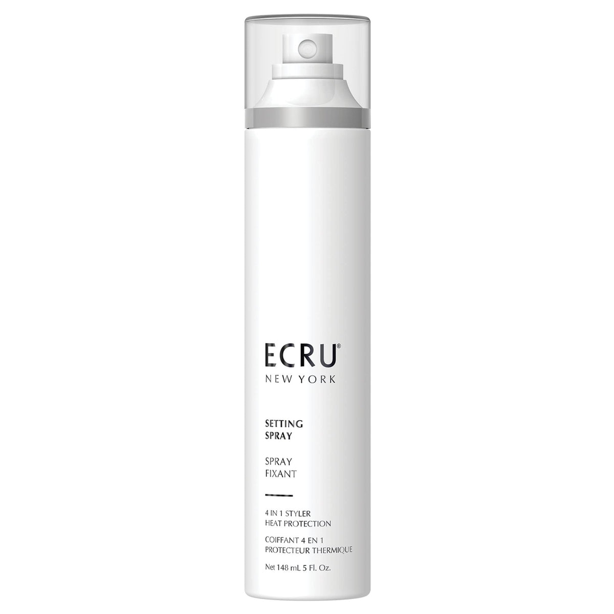 ECRU NEW YORK Hair Setting Spray, 5 oz - Lightweight Heat & Frizz Protectant, Long Lasting Hold