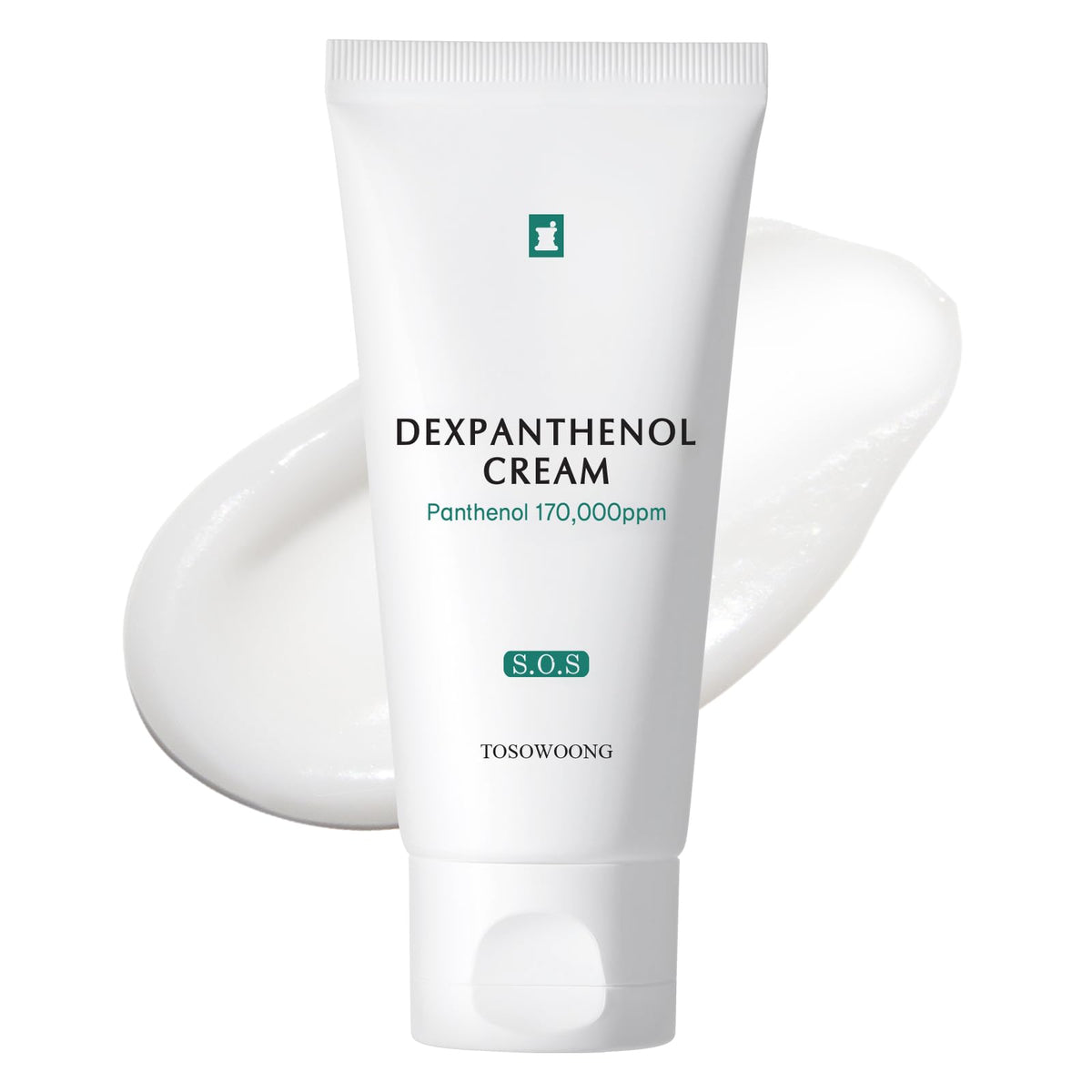 Tosowoong Dexpanthenol Cream 170,000Ppm B5, Madecassoside, Hydrating Moistur