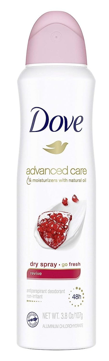 Dove Deodorant Dry Spray Revive Anti-Perspirant 3.8 Oz (Pack Of 6) - Long-