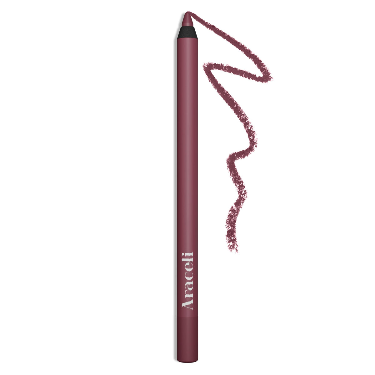 Araceli Beauty Gel Pencil Eyeliner - Water Resistant, Smudge-Proof, Bold Sangria Color