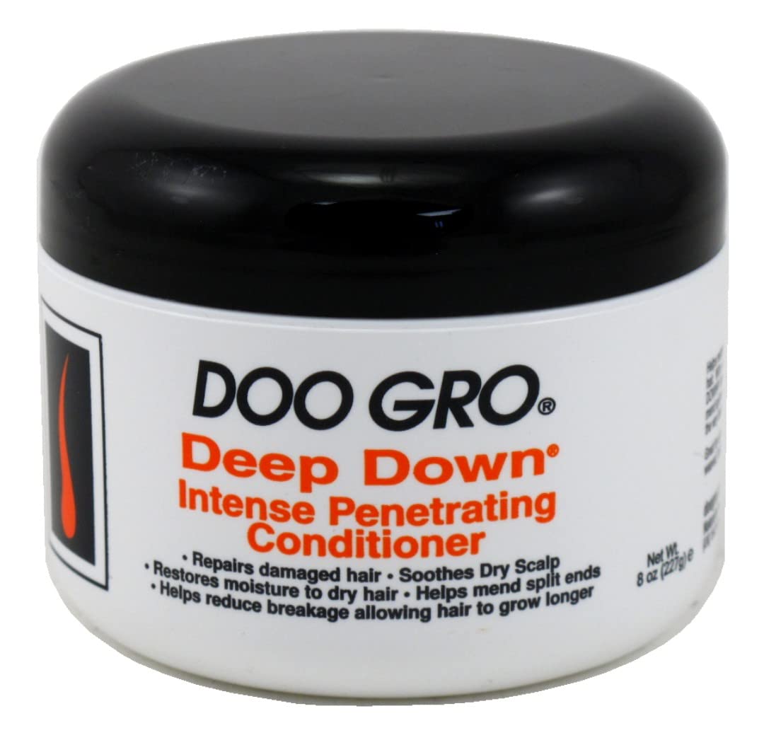 Doo Gro Conditioner Deep Down Intense 8Oz - Pack Of 3 For Intense Moisture & Repair