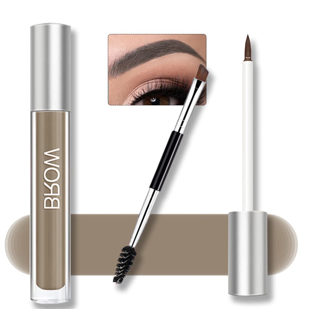 Zssemei Waterproof Eyebrow Gel - Long Lasting, Sweatproof, Highly Tinted, Blonde, 0.2 Fl