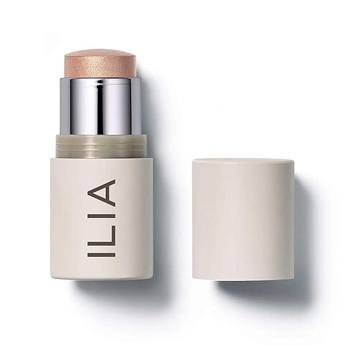 ILIA Multi-Stick for Lips & Cheeks - Vegan Cruelty-Free Cream Highlighter & Lip Color, Rose Gold