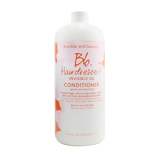 Bumble and bumble Hairdresser's Invisible Oil Conditioner 33.8 Oz - Nourishing Leave-In for Soft, Sleek Hair