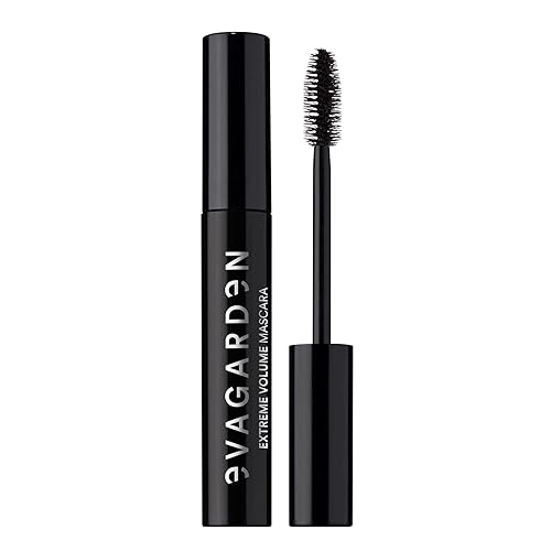 Evagarden Extreme Volume Mascara - Thick, Long-Lasting Black Formula - 0.3 Oz