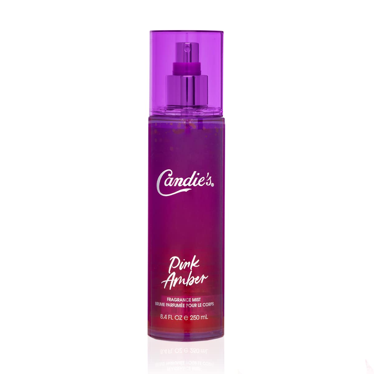 CANDIE'S Pink Amber Fragrance Mist, 8.4 fl oz - Notes of Pink Currant, Amberwood, Jasmine - Warm Women's Perfume