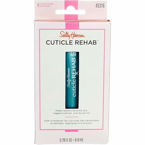 Sally Hansen Cuticle Rehab 0.29 Ounce - 2 Pack, Nourishing Care For Healthy Nails