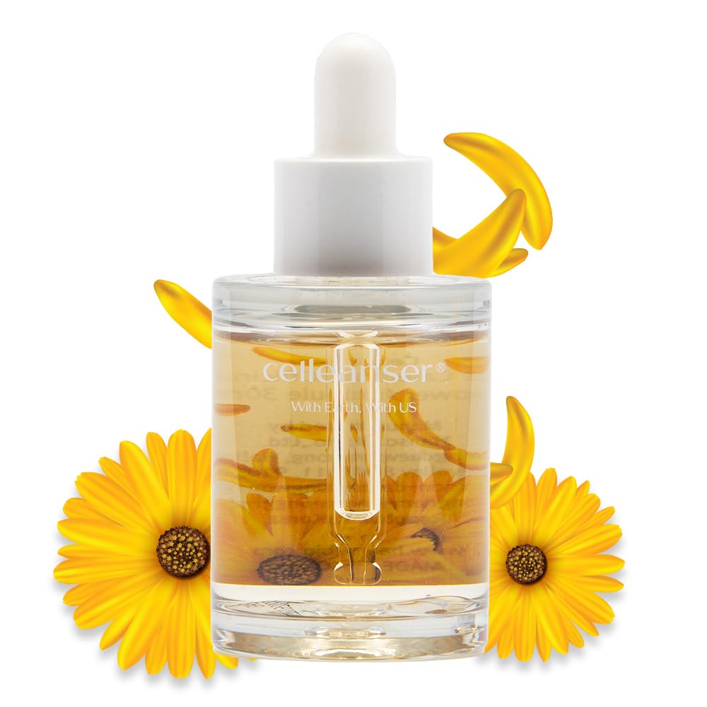 Celleanser Real Calendula Officinalis Flower Ampoule - 100% Pure Extract For Facial Care 30Ml