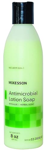 Mckesson Antimicrobial Hand Soap With Aloe 8.5 Oz - Moisturizing & Gentle Cleanser