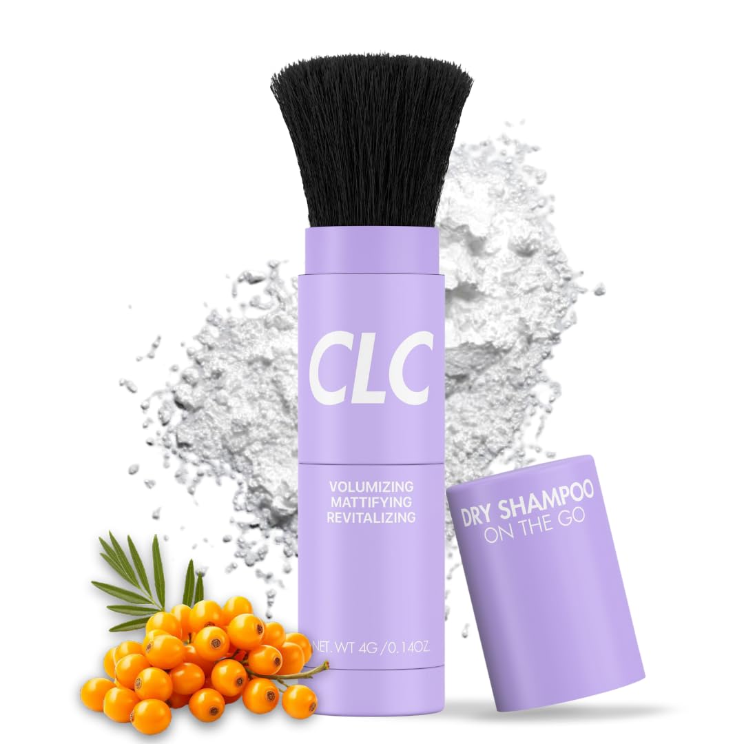 Clc Dry Shampoo Powder Brush - Non Toxic, Talc & Paraben Free, Ideal For Oily Hair, 0.14 Oz