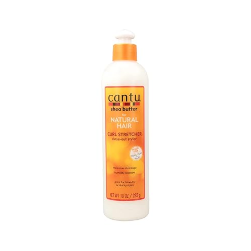 Cantu Curl Stretcher Cream Rinse 10Oz (3 Pack) - Natural Hair Care, Softens & Defines Curls