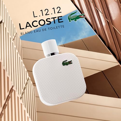 Lacoste L.12.12 Blanc Eau De Toilette For Men - 3.3 Fl Oz Father'S Day Gift