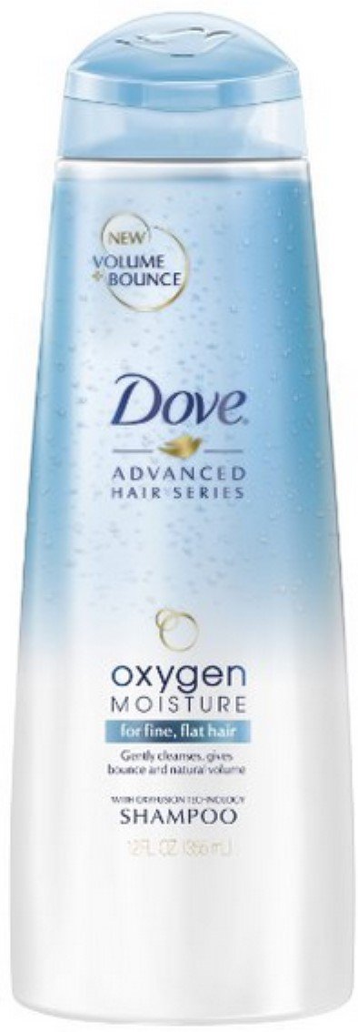 Dove Advanced Hair Series Oxygen Moisture Shampoo, 12 Oz - Pack Of 3 For Hydrated Hair