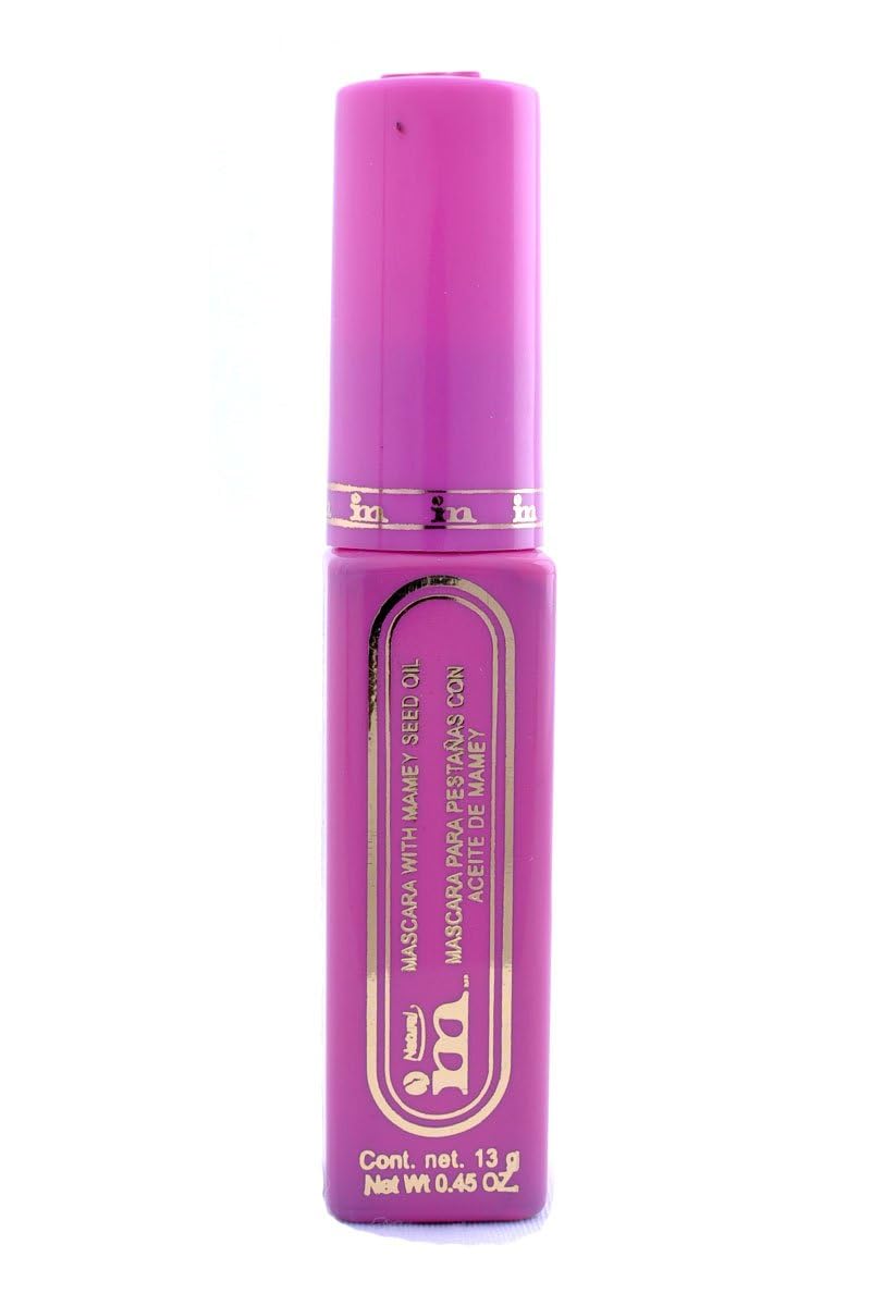 M Natural IM Mascara with Mamey Seed Oil - Purple, 0.45 Fl Oz, Nourishing Formula