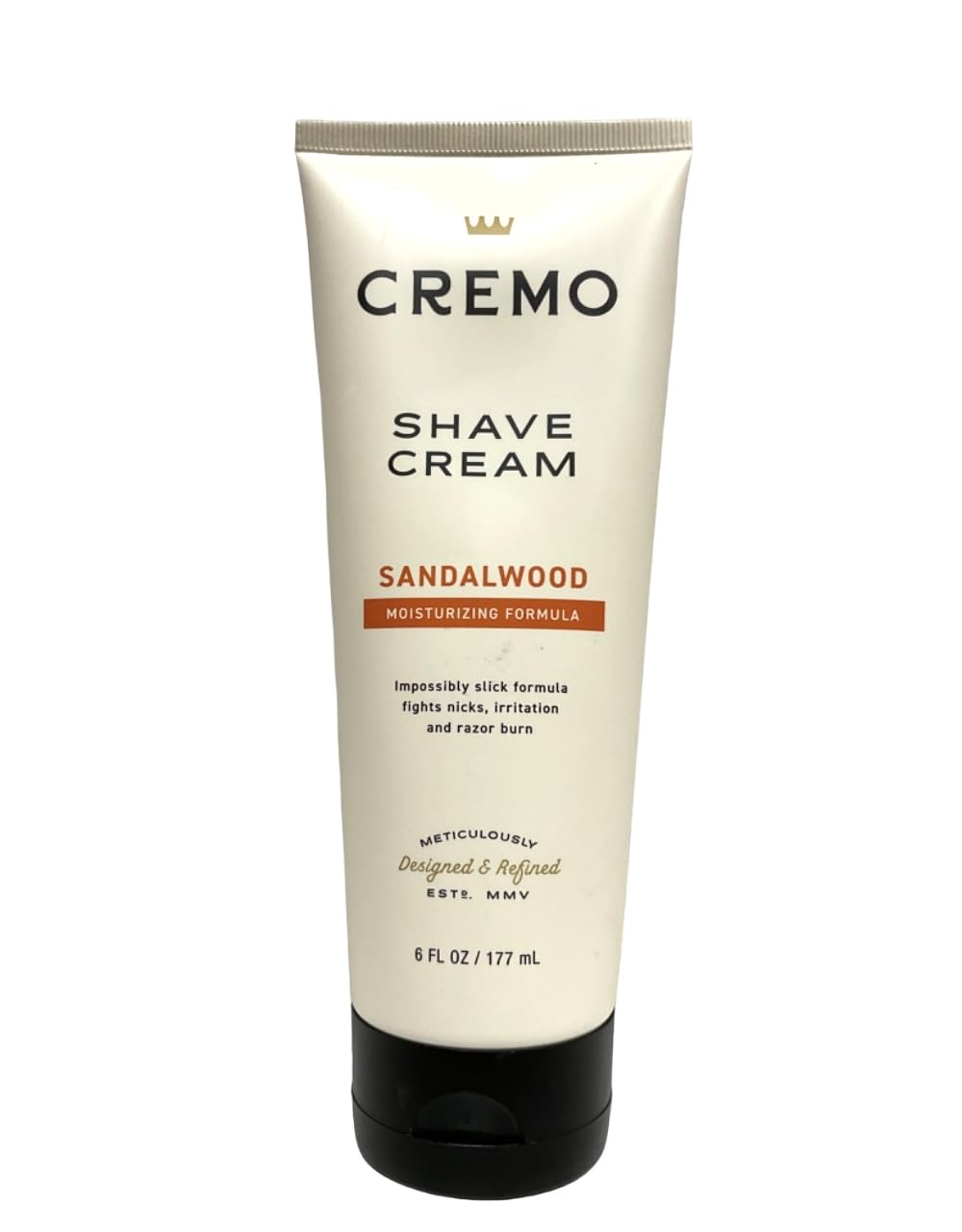 Cremo Sandalwood Shave Cream - Concentrated Formula, Pack Of 6, Superior Shaving Experience