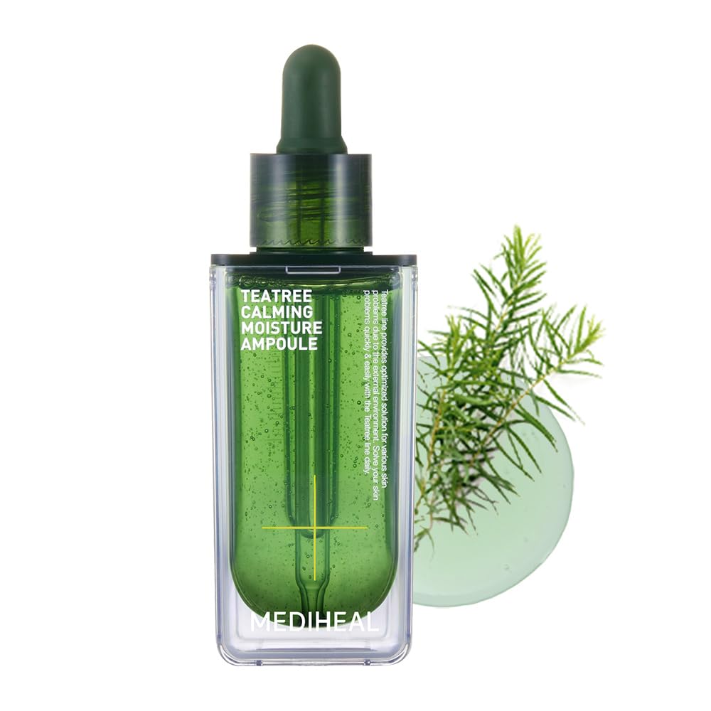 Mediheal Teatree Calming Moisture Ampoule - 92% Teatree Leaf Water For Sensitive Skin, 1.