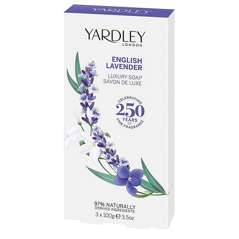 Yardley English Lavender Luxury Soap Pack - 3 X 3.5 Oz Bars For Women