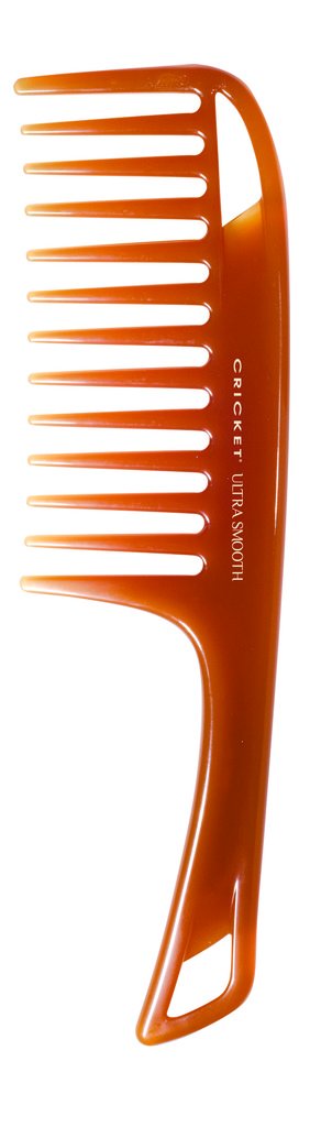 Cricket Ultra Smooth Detangler Comb - Anti-Frizz, Wide-Tooth, Argan & Olive Oil Infused