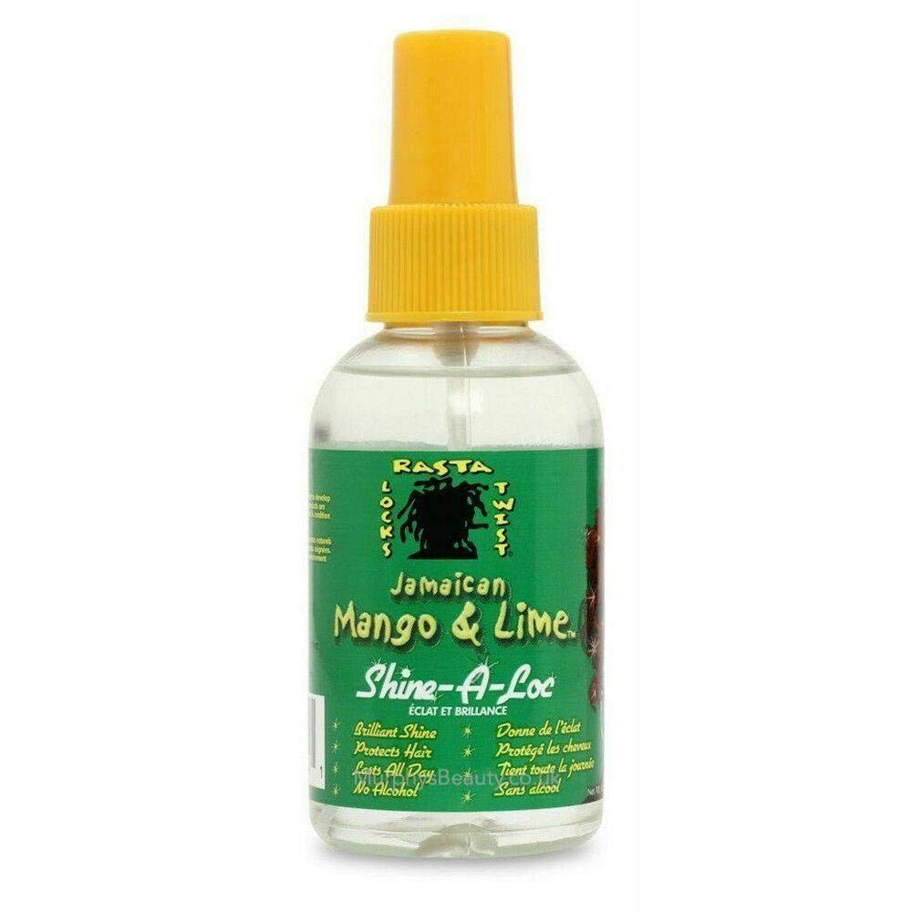 Jamaican Mango & Lime Shine A Loc - 4 Ounce Hair Shine For Locs And Natural Hair