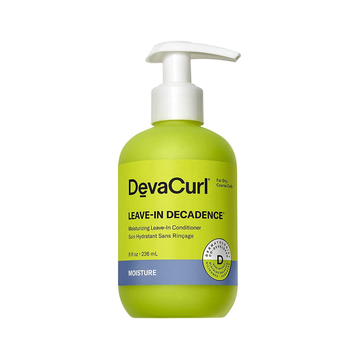 DevaCurl Leave-In Decadence Moisturizing Conditioner, Green Oasis, 8 fl. oz.