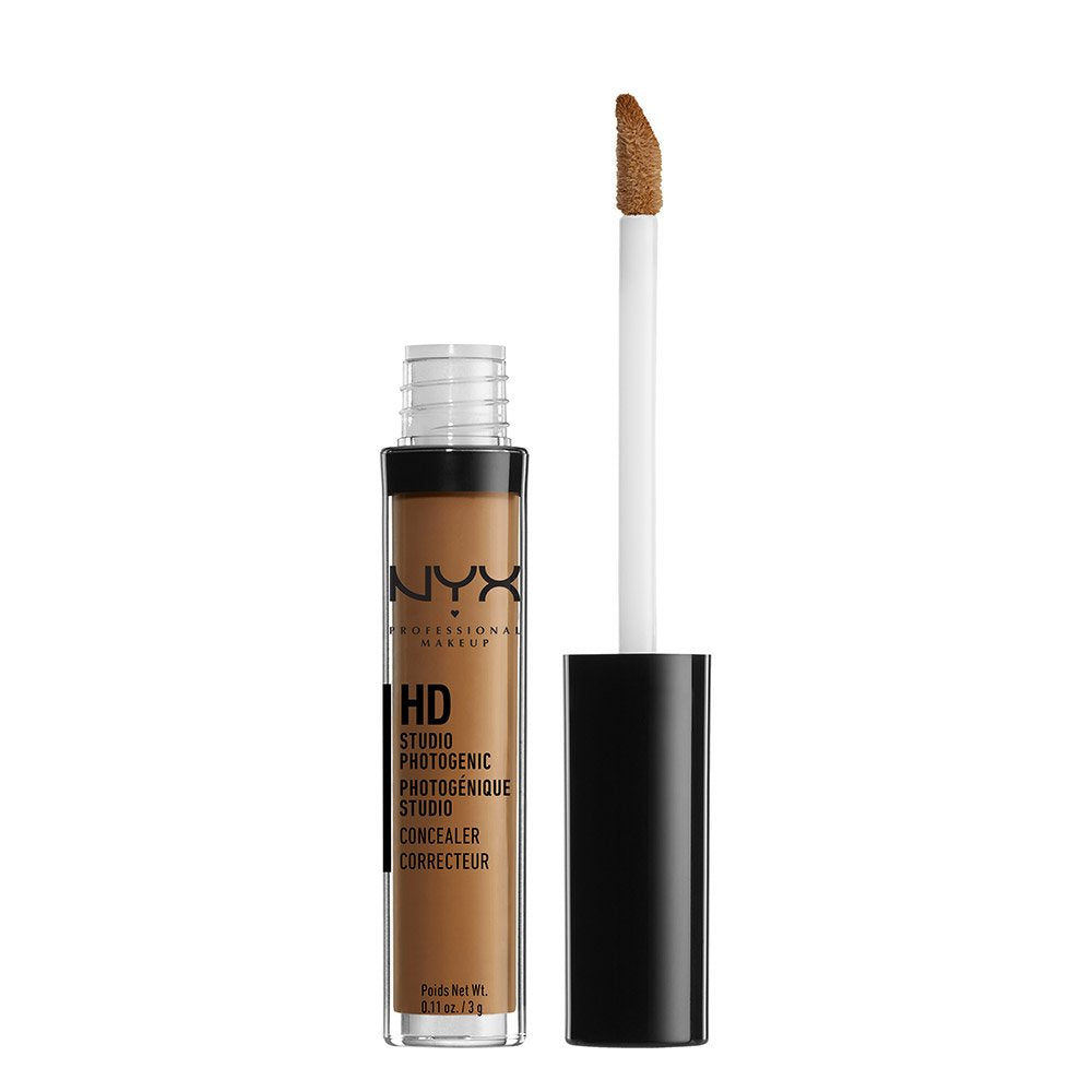 NYX PROFESSIONAL MAKEUP HD Studio Concealer Wand - Medium Coverage, Cocoa, 0.11 Fl Oz