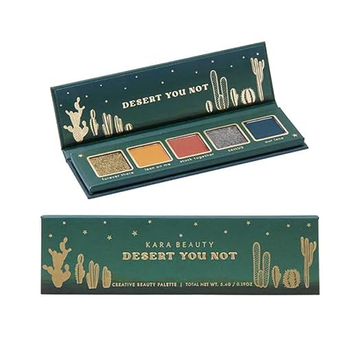 Kara Beauty Vegan 5-Shade Multi-Finish Desert You Not Palette - 0.194 Ounce