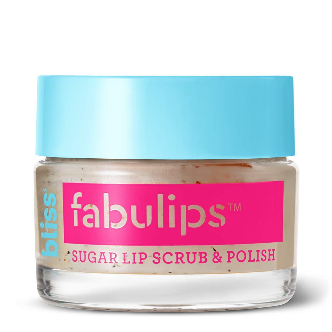 Bliss Fabulips Sugar Lip Scrub - Spa-Quality Pout-Polishing Formula, 0.5 Oz