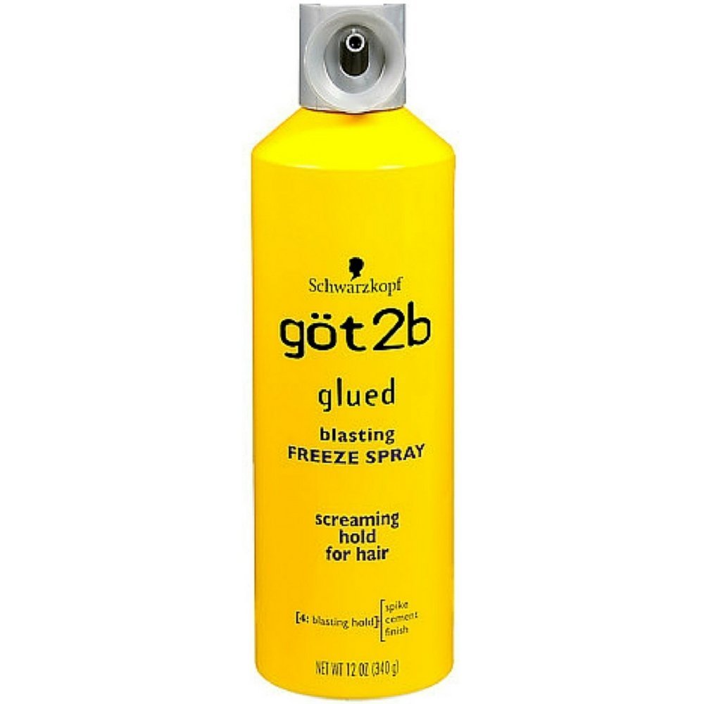 Got2B Glued Blasting Freeze Spray, 12Oz - 3 Pack, Extreme Hold Hair Styling Spray