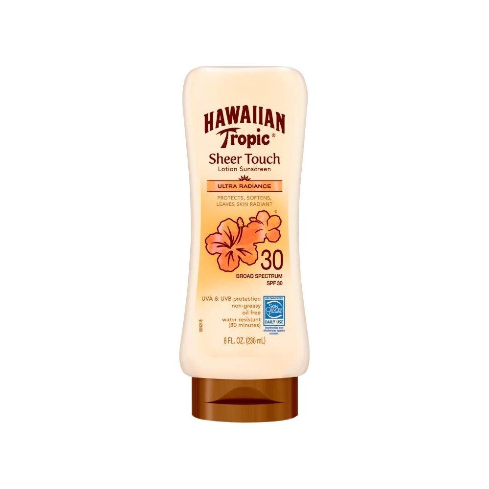 Hawaiian Tropic Sheer Touch Ultra Radiance Sunscreen Lotion Spf 30, 8 Oz