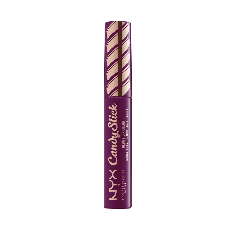 Nyx Professional Makeup Candy Slick Glowy Lip Color Gloss - Grape Expectations, 0.25 Oz