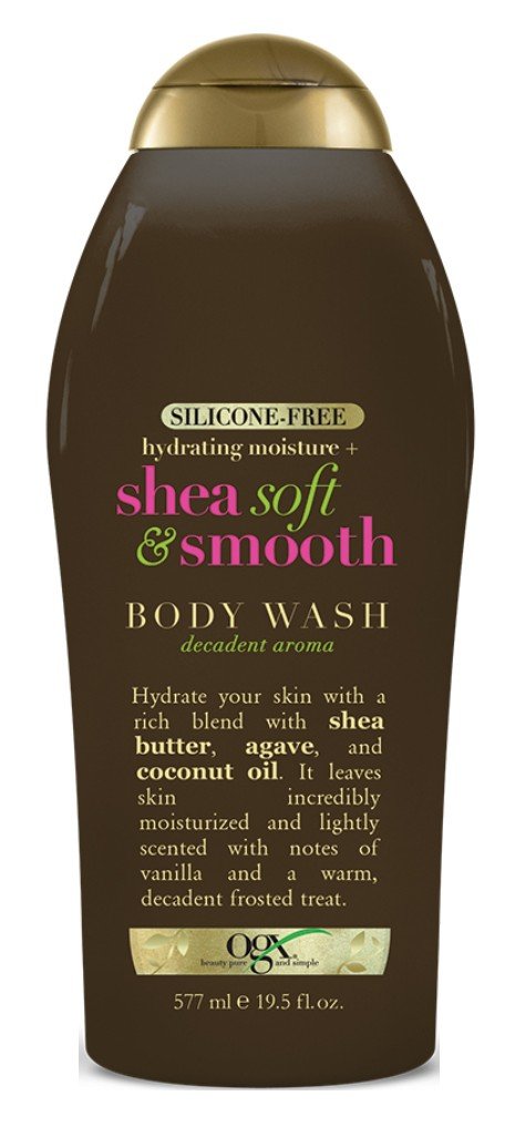 Ogx Shea Soft & Smooth Body Wash, 19.5 Oz (6 Pack) - Hydrating & Nourishing Formula