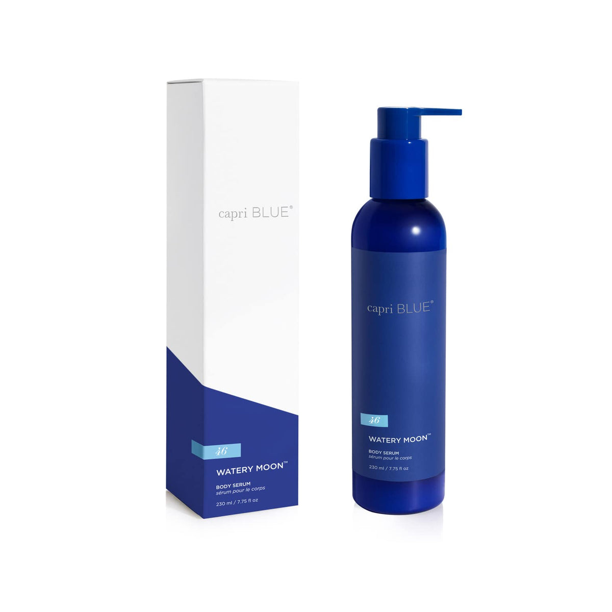 Capri Blue Watery Moon Body Serum - Hydrating, Lightweight, Paraben-Free, 7.75 Oz