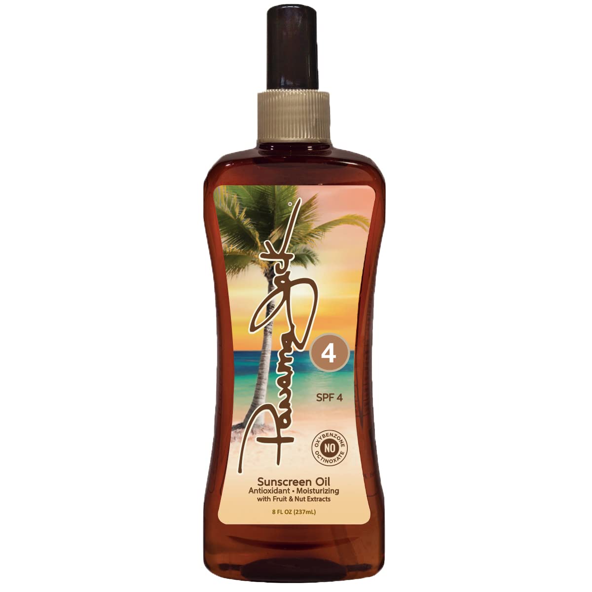 Panama Jack Spf 4 Sunscreen Tanning Oil - Paba & Paraben Free, 8 Fl Oz, Antioxidant Formula