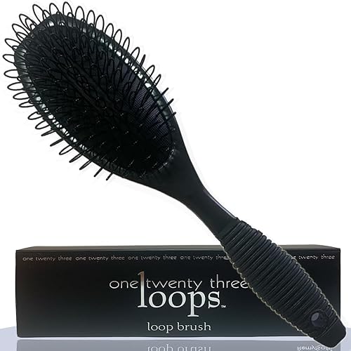 Remysoft Loop Brush For Hair Extensions, Weaves & Wigs - Black, 1 Count