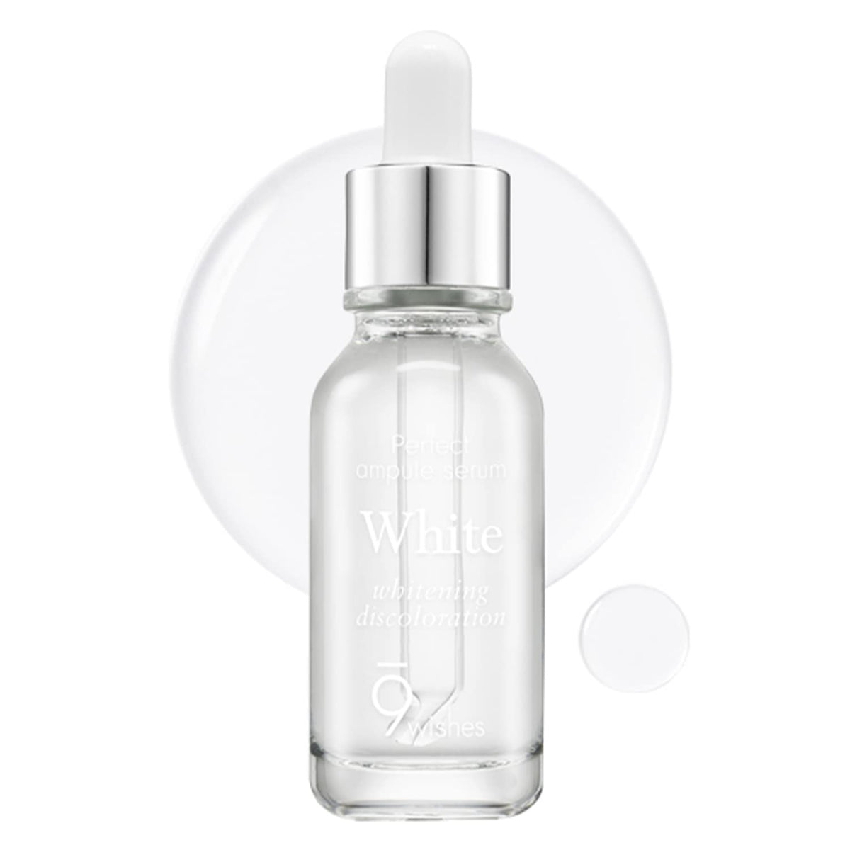 9Wishes Miracle Ampule Serum - 73% Rice Bran Water & Niacinamide, Korean Skincare, 0.85 Fl