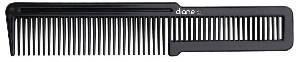 Diane Black Flat Top Comb - 1 Count Wooden Hair Tool for Styling and Grooming