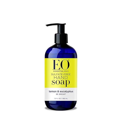 Eo Botanical Liquid Hand Soap, Lemon & Eucalyptus, 12 Fl Oz, Pack Of 3