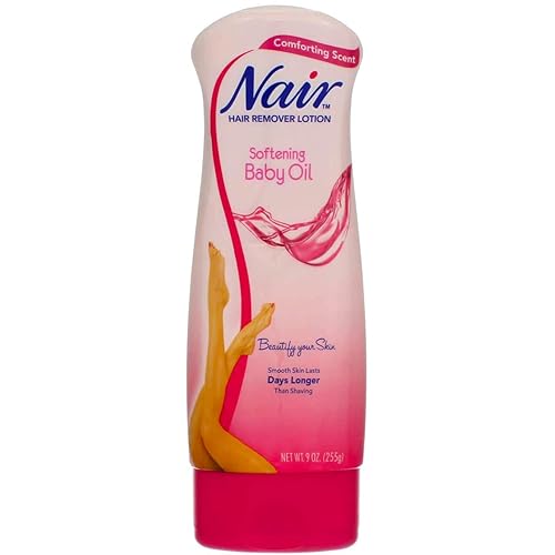 Nair Hair Remover Lotion With Softening Baby Oil, 9 Oz, Pack Of 2 - Smooth Skin Solution