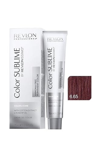 Revlon Professional Revlonissimo Colour Sublime Hair Colour, 6.65 Intense Auburn, 75 ml