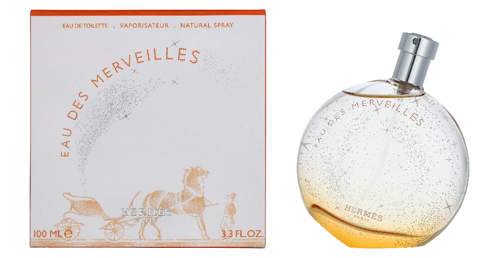 Hermes Eau Des Merveilles Eau De Toilette Spray 3.3 Oz For Women - Luxury Fragrance