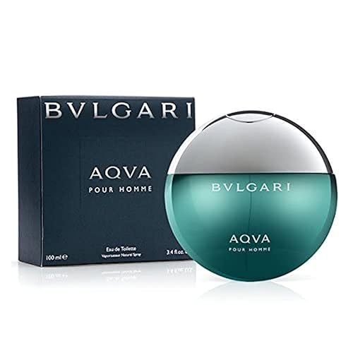 Bvlgari Aqva Pour Homme Eau De Toilette Spray 3.4 Fl Oz for Men - Fresh Marine Fragrance by BVLGARI