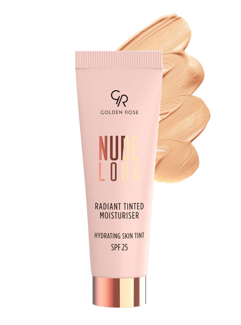 Golden Rose Nude Tinted Moisturizer Spf 25 - Fair Tint, 0.63 Oz Tone Smart Sunscreen